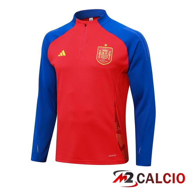 Felpa Allenamento Spagna Rosso Blu 2024/2025
