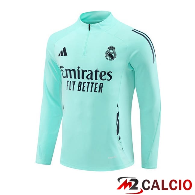 Felpa Allenamento Real Madrid Verde 2024/2025