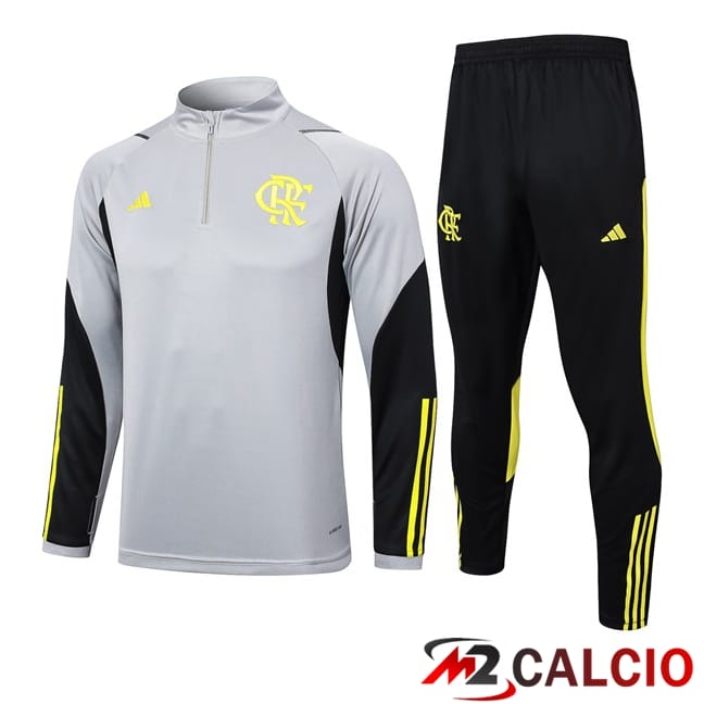 Insieme Tuta Calcio Flamengo Grigio 2024/2025