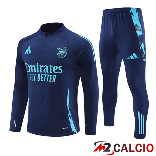 Insieme Tuta Calcio Arsenal Blu Reale 2024/2025