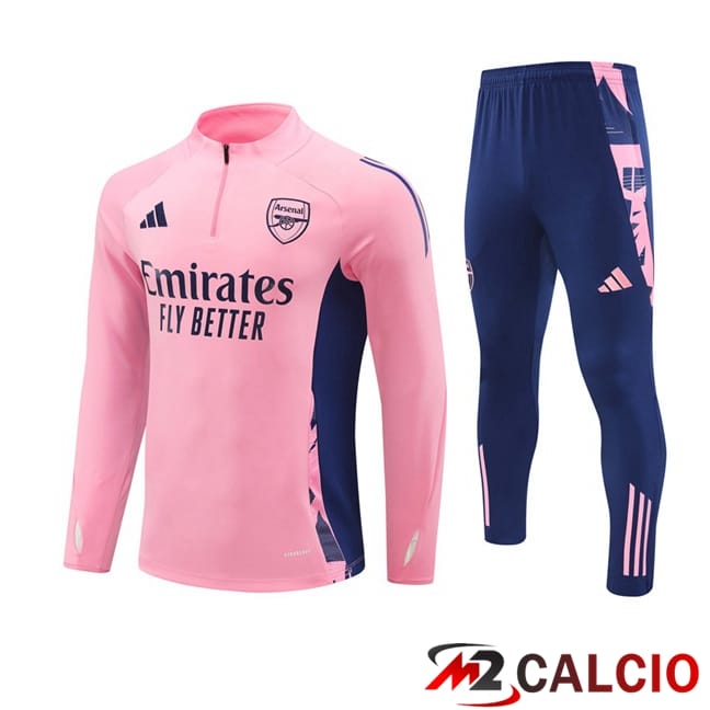 Insieme Tuta Calcio Arsenal Rosa 2024/2025