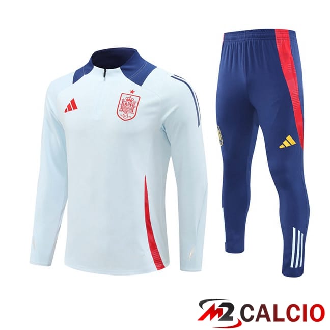 Insieme Tuta Calcio Spagna Grigio 2024/2025
