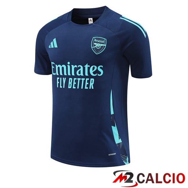 T Shirt Allenamento Arsenal Blu Reale 2024/2025