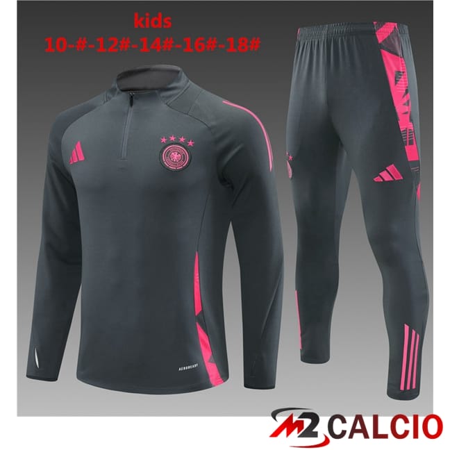 Insieme Tuta Calcio Germania Bambino Grigio 2024/2025