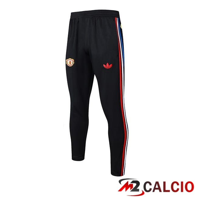 Pantaloni Da Allenamento Manchester United Nero 2024/2025