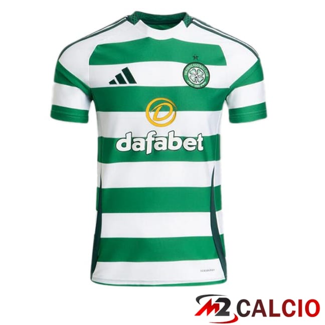 Maglie Calcio Celtic FC Prima Verde Bianco 2024/2025