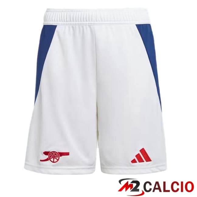 Pantaloncini Calcio Arsenal Prima Bianco 2024/2025