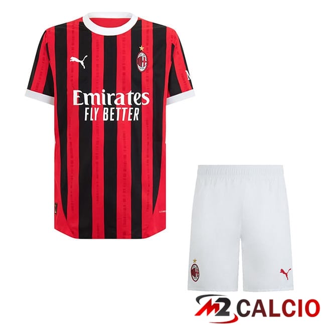 Maglie Calcio AC Milan Bambino Prima 2024/2025