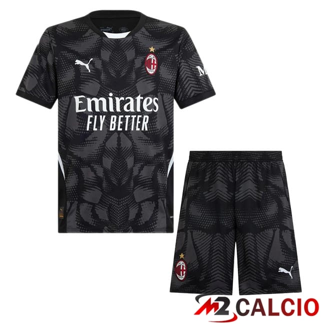 Maglie Calcio AC Milan Bambino Portiere Nero 2024/2025