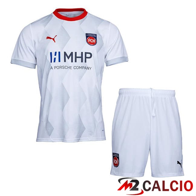 Maglie Calcio FC Heidenheim Bambino Terza Bianco 2024/2025