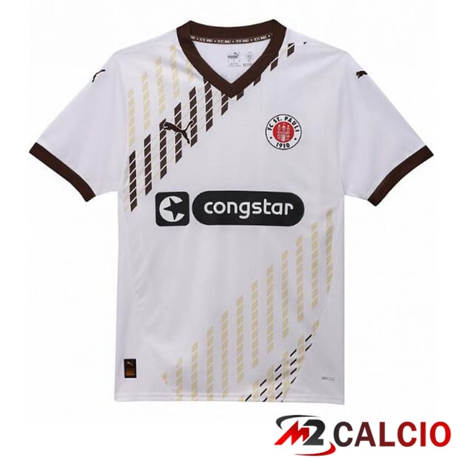 Maglie Calcio FC St. Pauli Seconda Bianco 2024/2025