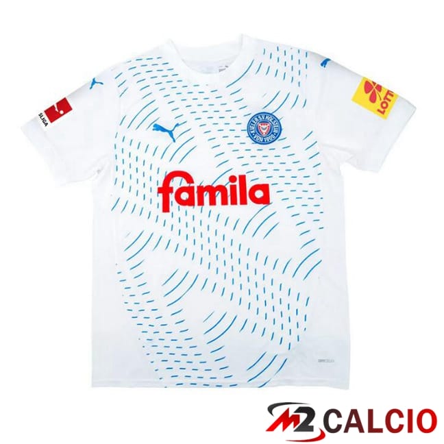 Maglie Calcio Holstein Kiel Seconda Bianco 2024/2025