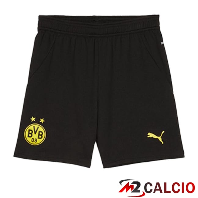 Pantaloncini Calcio Dortmund BVB Prima Nero 2024/2025