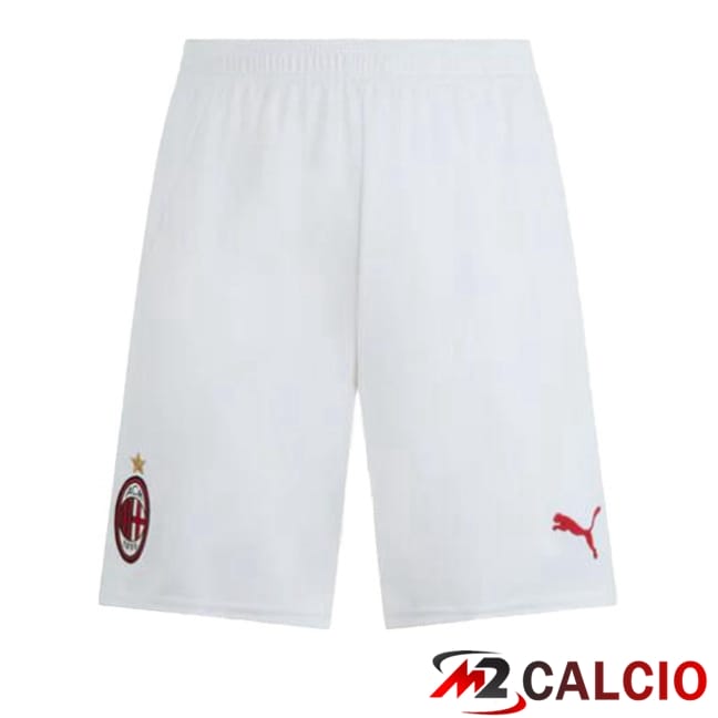 Pantaloncini Calcio AC Milan Prima Bianco 2024/2025