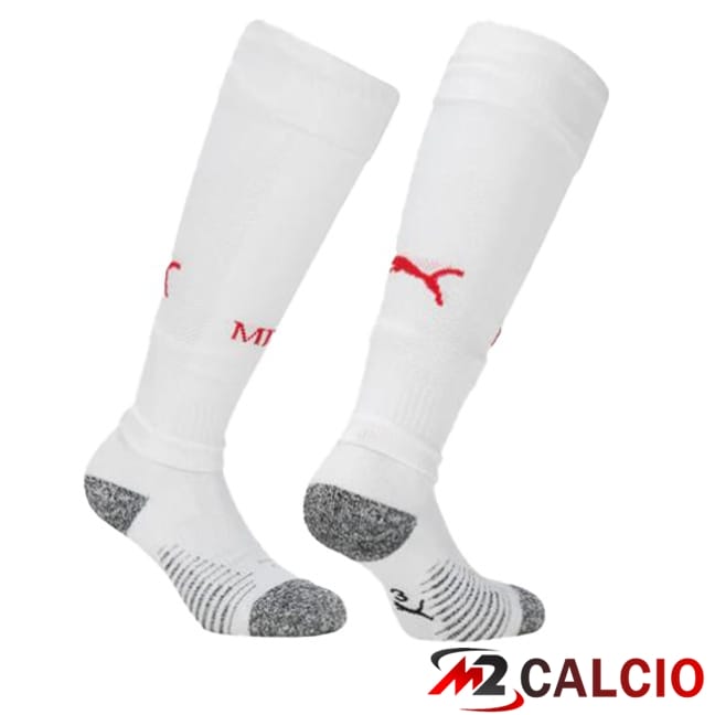 Calzini Calcio AC Milan Prima Rosso Bianco 2024/2025