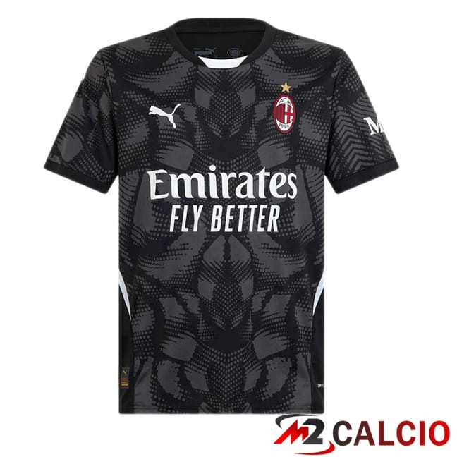 Maglie Calcio AC Milan Portiere Nero 2024/2025