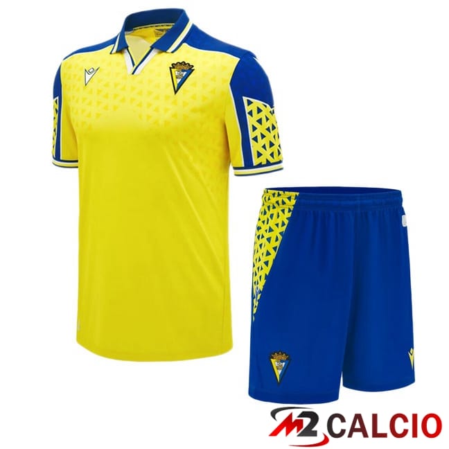 Maglie Calcio Cadiz CF Bambino Prima Giallo 2024/2025
