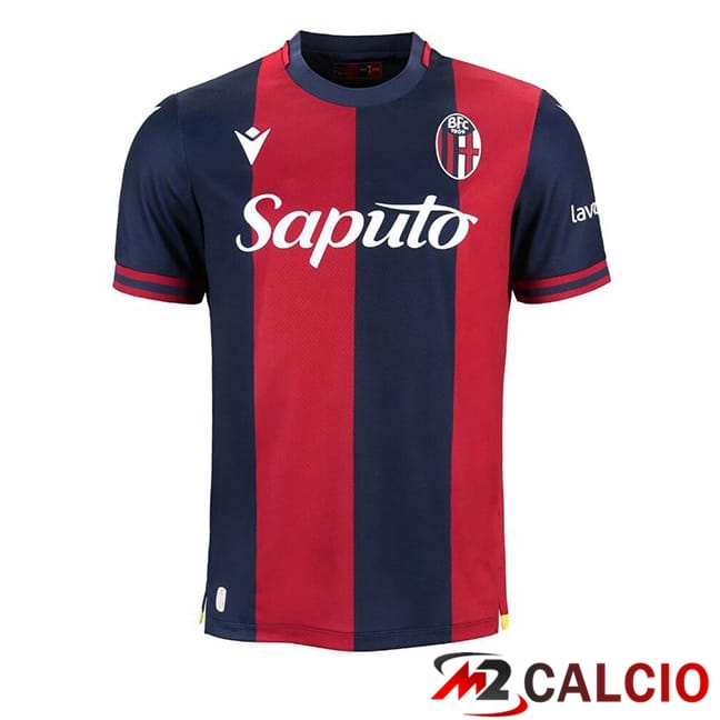 Maglie Calcio Bologna Prima Blu Rosso 2024/2025
