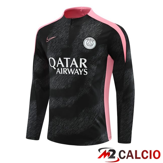 Felpa Allenamento Paris PSG Nero 2024/2025