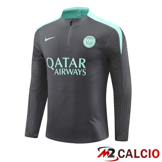 Felpa Allenamento Paris PSG Grigio 2024/2025