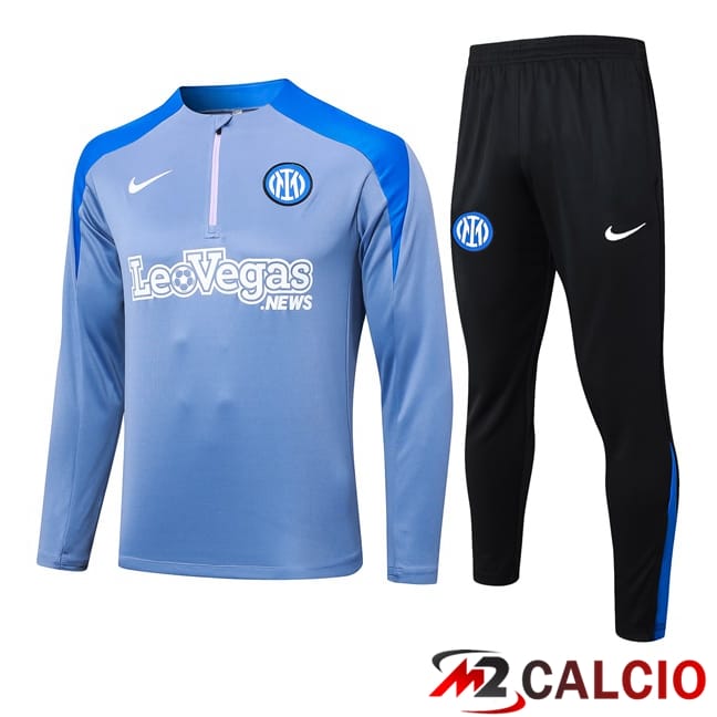 Insieme Tuta Calcio Inter Milan Blu 2024/2025