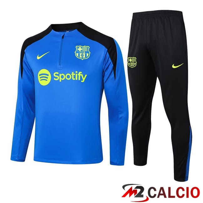 Insieme Tuta Calcio FC Barcellona Blu 2024/2025