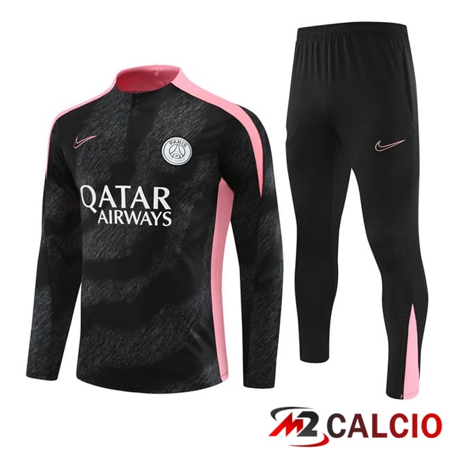 Insieme Tuta Calcio Paris PSG Nero 2024/2025