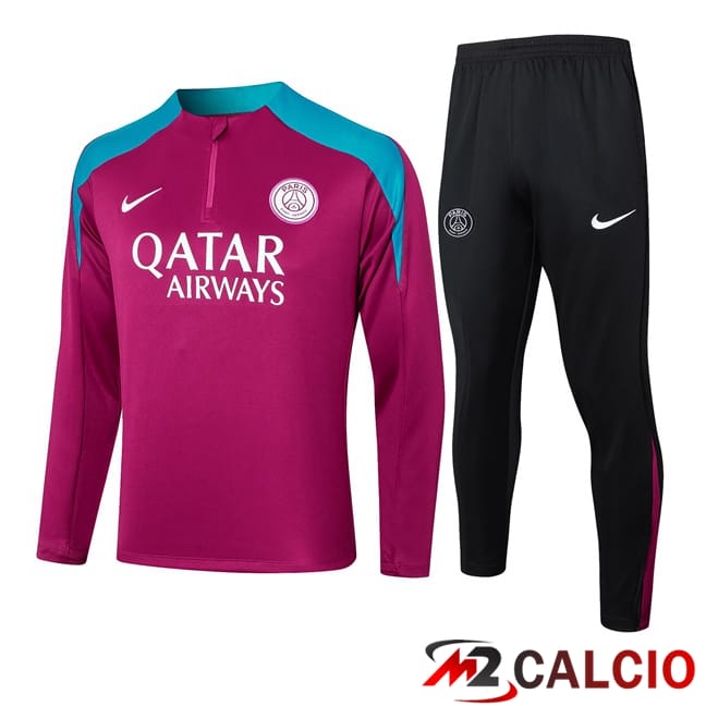 Insieme Tuta Calcio Paris PSG Viola 2024/2025