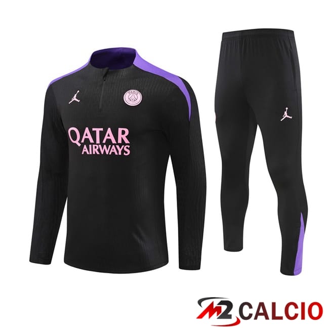 Insieme Tuta Calcio JORDAN Paris PSG Nero 2024/2025