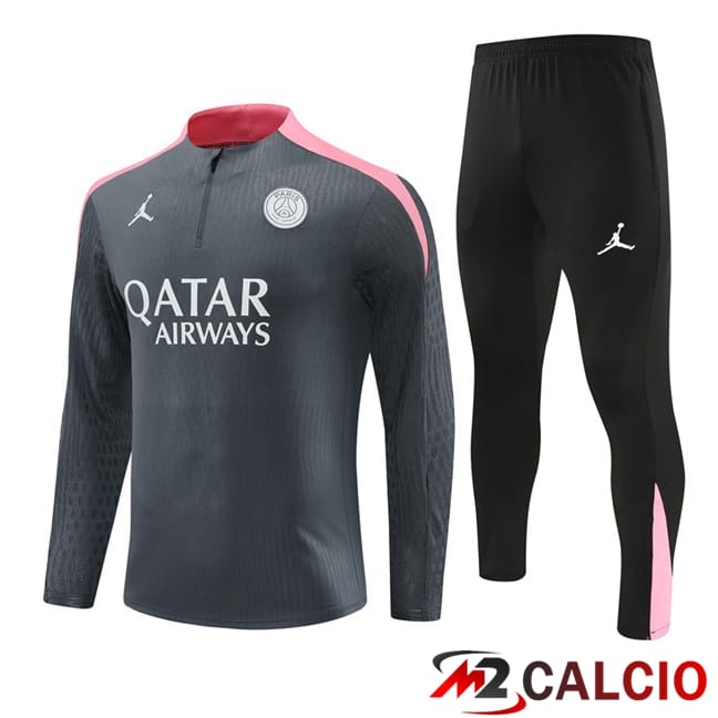 Insieme Tuta Calcio JORDAN Paris PSG Grigio 2024/2025