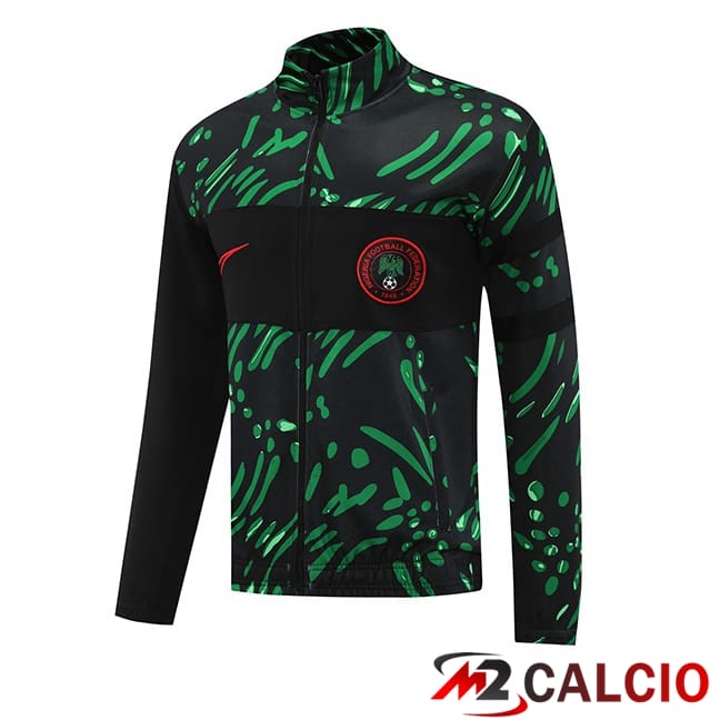 Giacca Calcio Nigeria Nero Verde 2024/2025