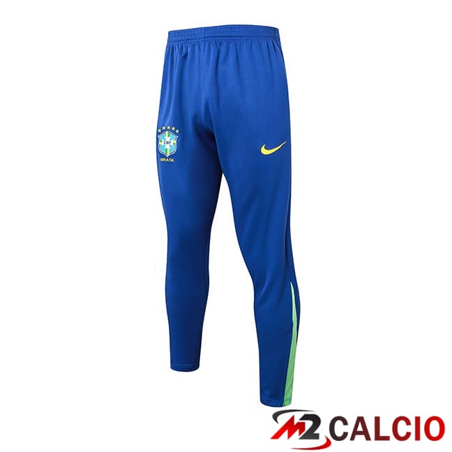 Pantaloni Da Allenamento Brasile Blu 2024/2025