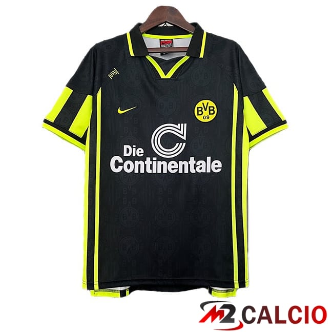 Maglie Calcio Dortmund BVB Retro Seconda Nero 1996-1997