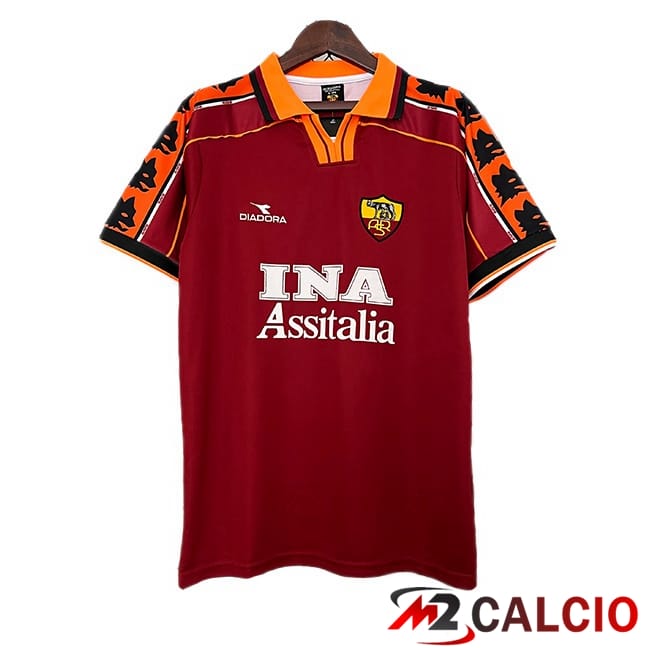 Maglie Calcio AS Roma Retro Prima Rosso 1998-1999