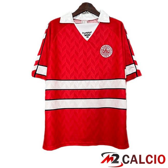 Maglie Calcio Danimarca Retro Prima Rosso 1988
