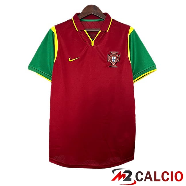 Maglie Calcio Portogallo Retro Prima Rosso 1999