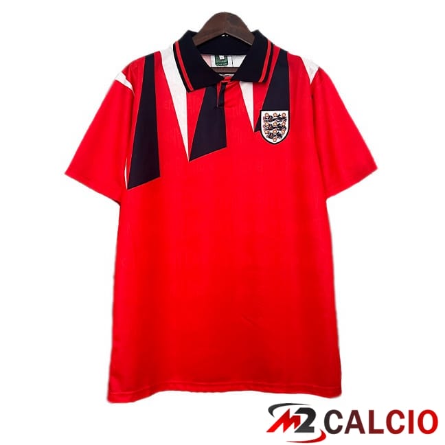 Maglie Calcio Inghilterra Retro Seconda Rosso 1992