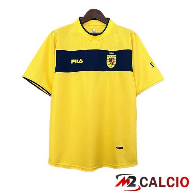 Maglie Calcio Scozia Retro Seconda Giallo 2000