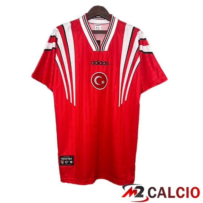 Maglie Calcio Turchia Retro Prima Rosso 1996