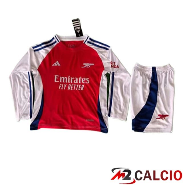 Maglie Calcio Arsenal Bambino Prima Manica Lunga 2024/2025