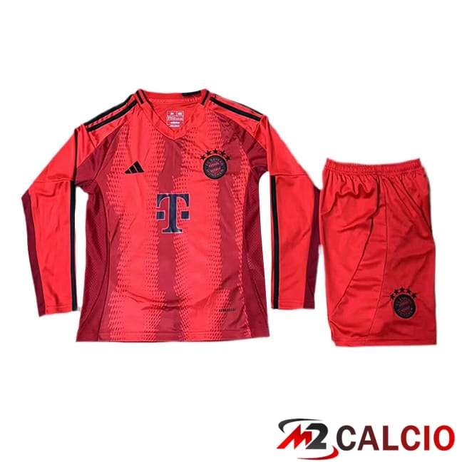 Maglie Calcio Bayern Monaco Bambino Prima Manica Lunga 2024/2025