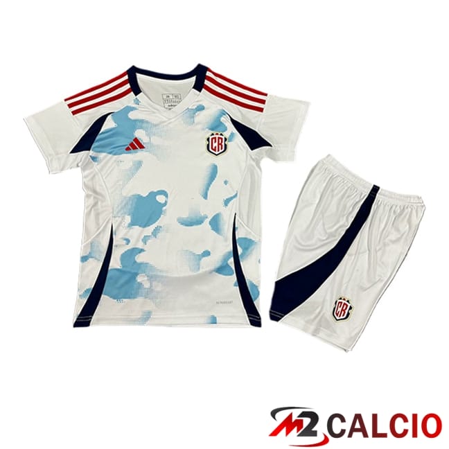 Maglie Calcio Costa Rica Bambino Seconda 2024/2025
