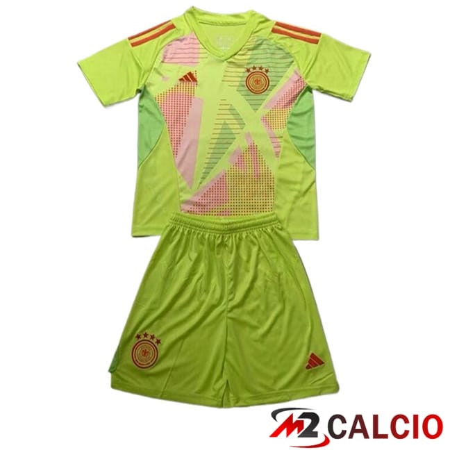 Maglie Calcio Germania Bambino Portiere Verde 2024/2025