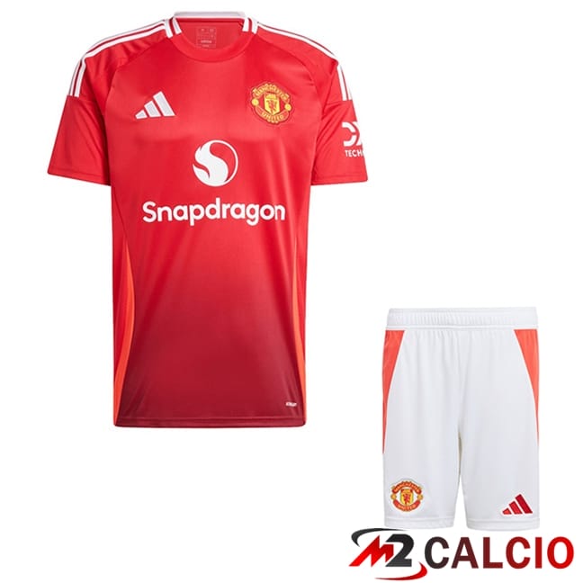 Maglie Calcio Manchester United Bambino Prima 2024/2025