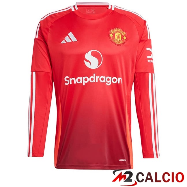 Maglie Calcio Manchester United Prima Manica Lunga 2024/2025