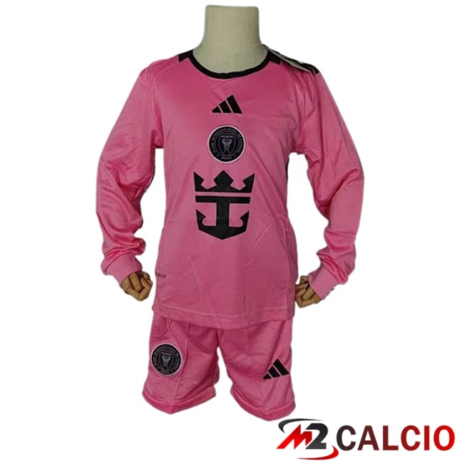 Maglie Calcio Inter Miami CF Bambino Prima Manica Lunga 2024/2025
