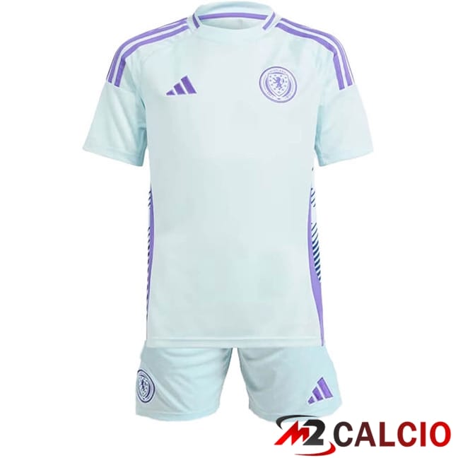 Maglie Calcio Scozia Bambino Seconda UEFA Euro 2024