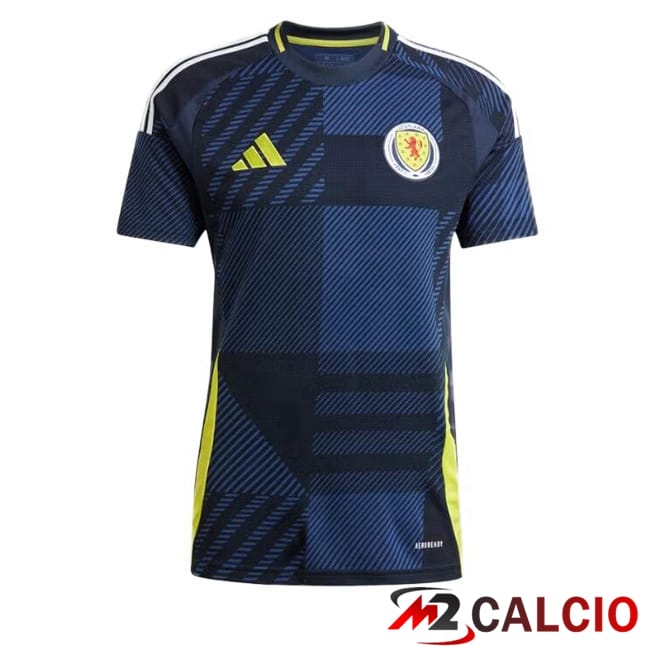 Maglia Nazionale Scozia Prima Blu Reale UEFA Euro 2024