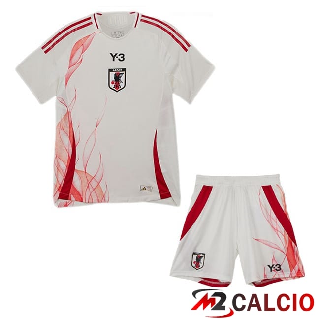 Maglia Nazionale Giappone Bambino Seconda Bianco 2024/2025