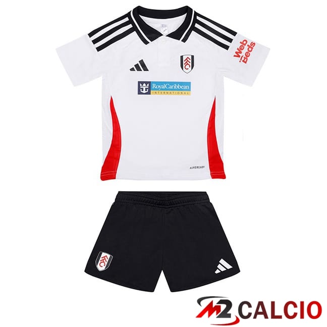Maglie Calcio Fulham FC Bambino Prima Bianco 2024/2025
